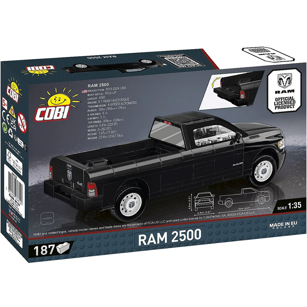 COBI: Dodge RAM 2500 építőjáték (24610) kép 3