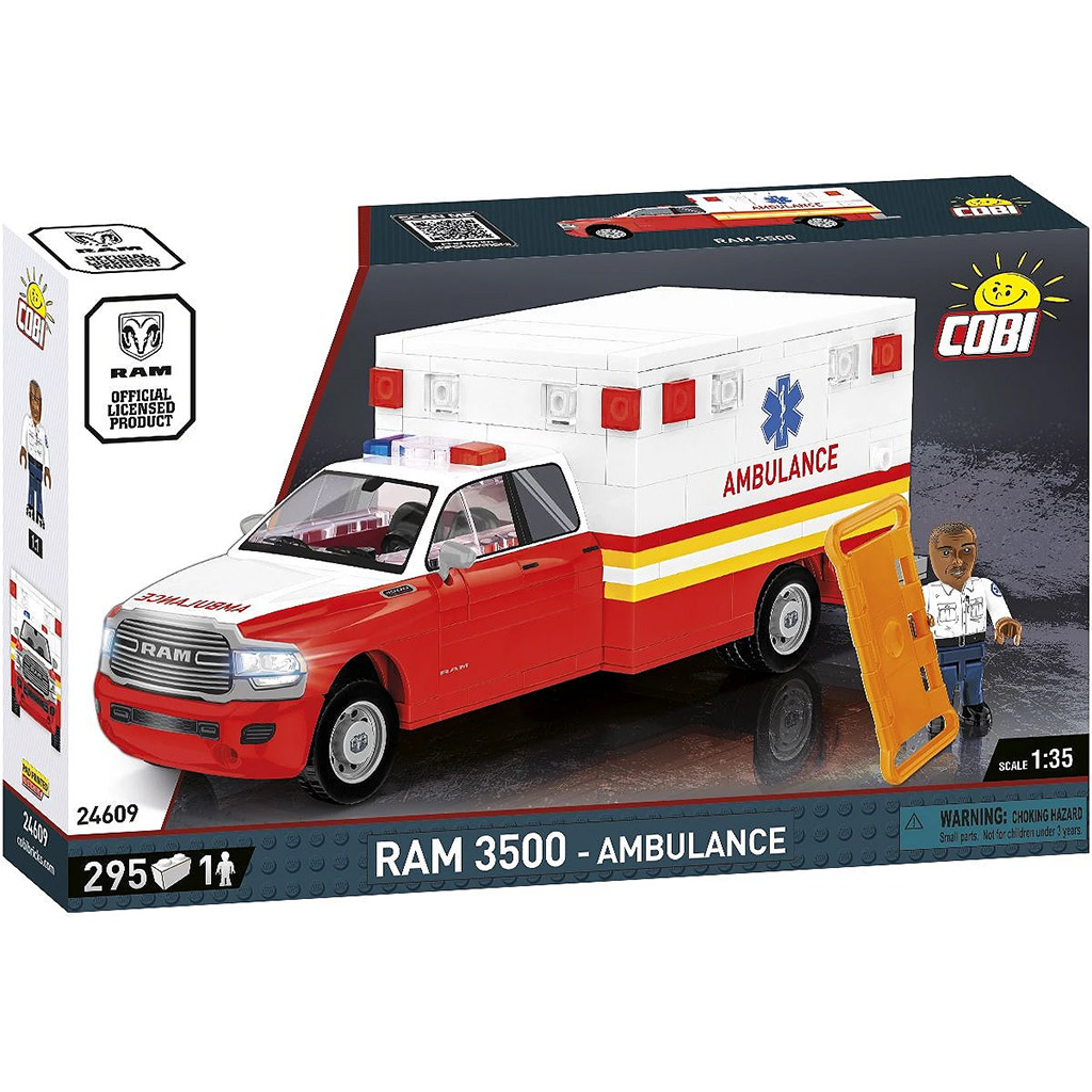 COBI: Dodge RAM 3500 mentőautó építőjáték (24609)