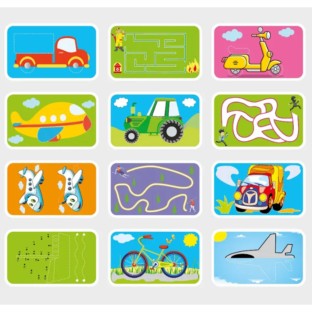 Ismerkedés a járművekkel – Fejlesztő kártyák 3-6 éveseknek kép 2