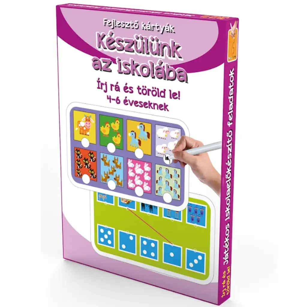 Készülünk az iskolára – Fejlesztő kártyák 4-6 éveseknek