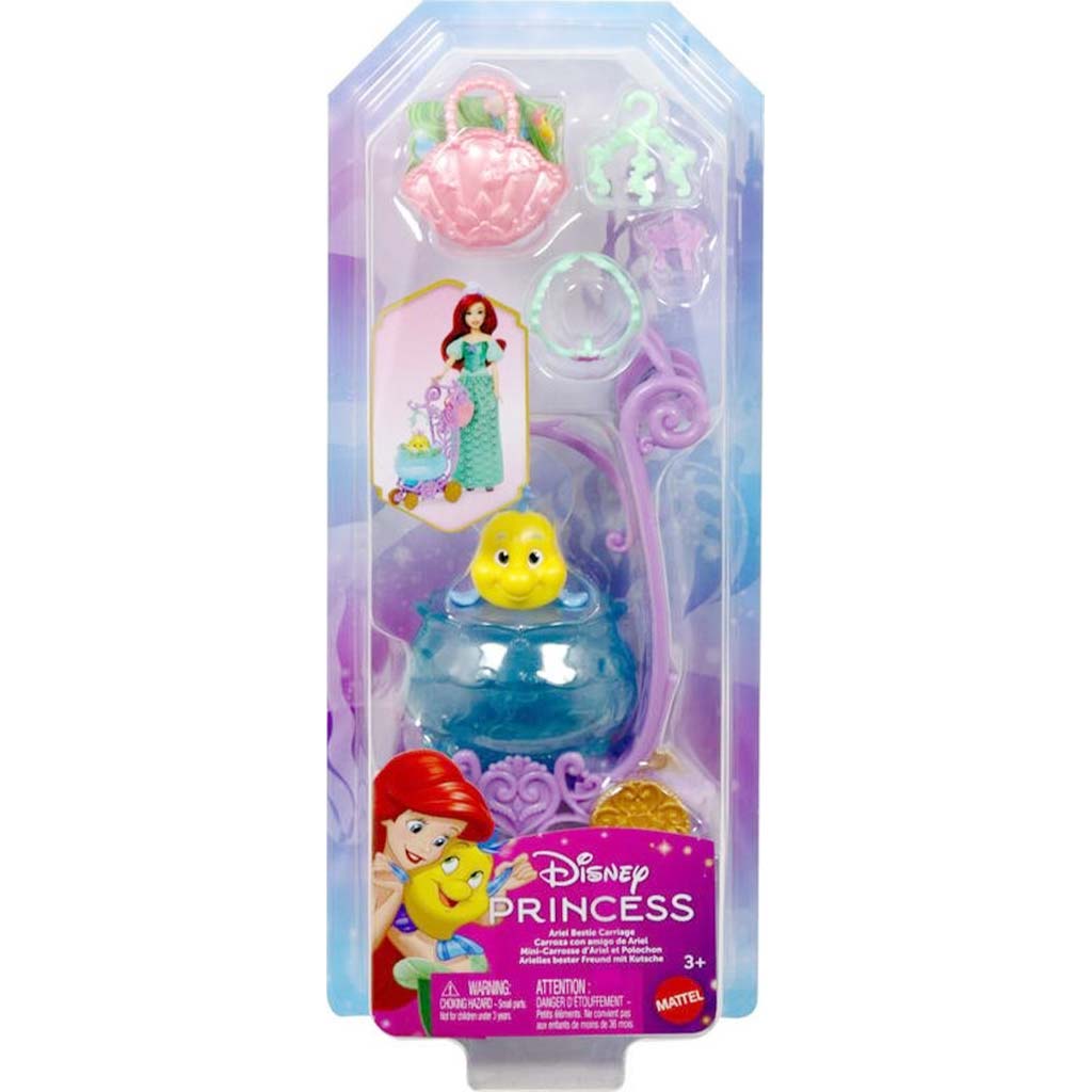Disney Hercegnők Kiskedvenc hintó Ariel - Mattel