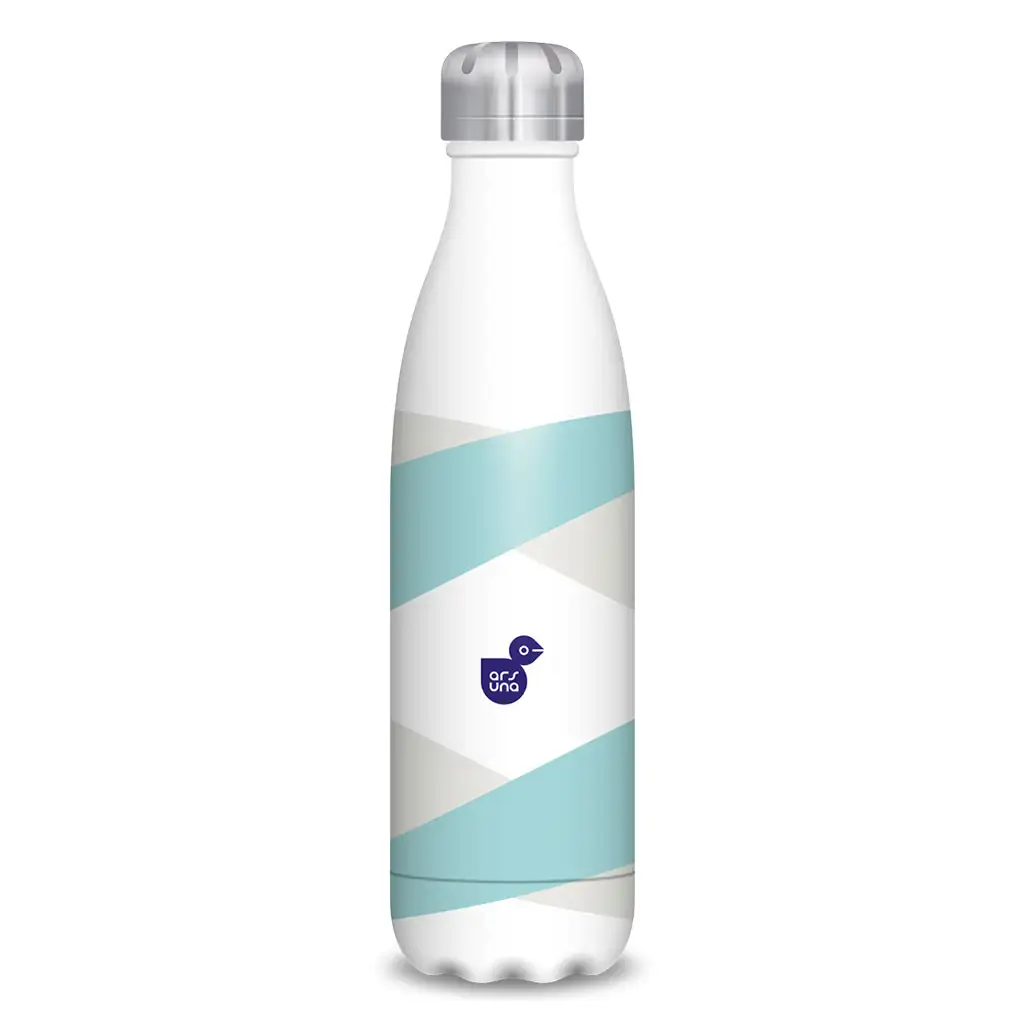 Ars Una: Striped duplafalú fémkulacs 500ml