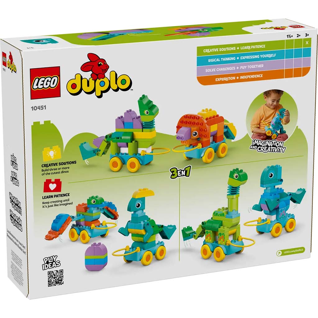 LEGO® DUPLO®: 3 az 1-ben guruló dinók (10451) kép 2