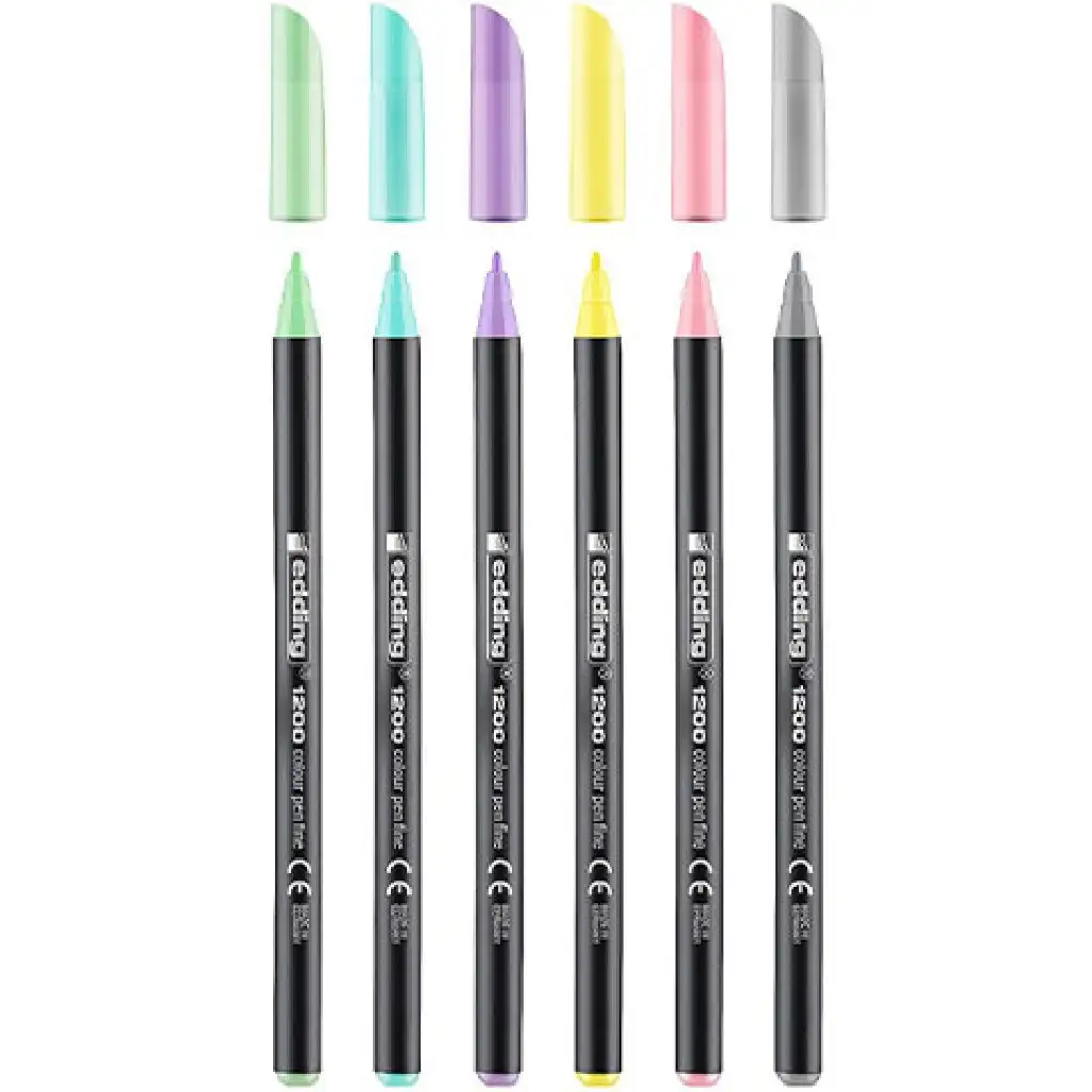 ICO: Edding 1200 rostirón Pasztell szett 6db-os kép 2