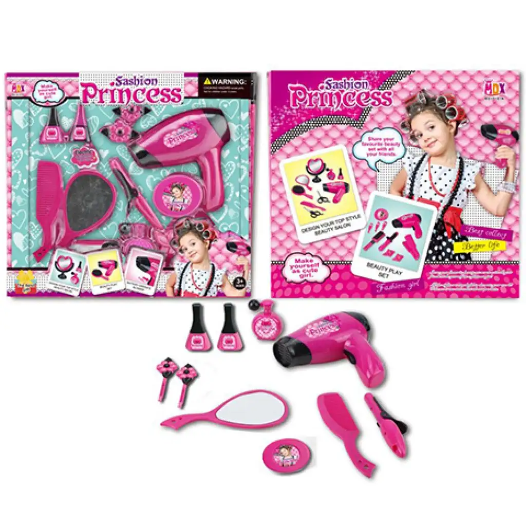 MDX Elektromos hajszárító készlet körömlakkal és kiegészítőkkel 10db-os szett