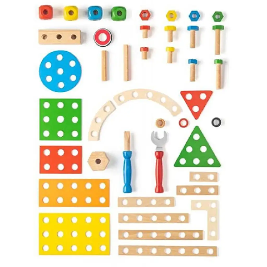 Engineer fa építõjáték szett - Woodyland kép 3