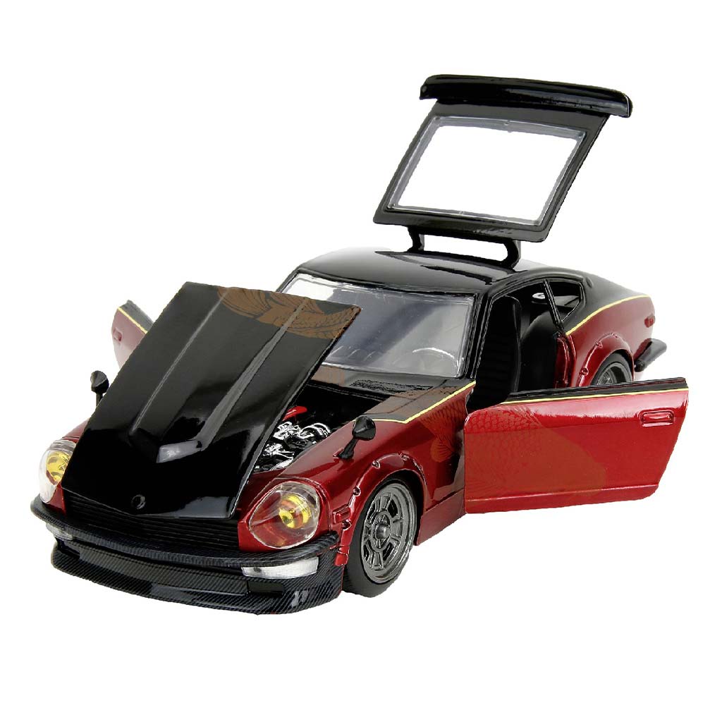 Halálos iramban: 1972 Datsun (F10) fém autómodell 1/24 - Jada Toys kép 3