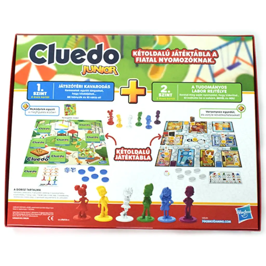 Cluedo Junior 2az1-ben társasjáték - Hasbro kép 2