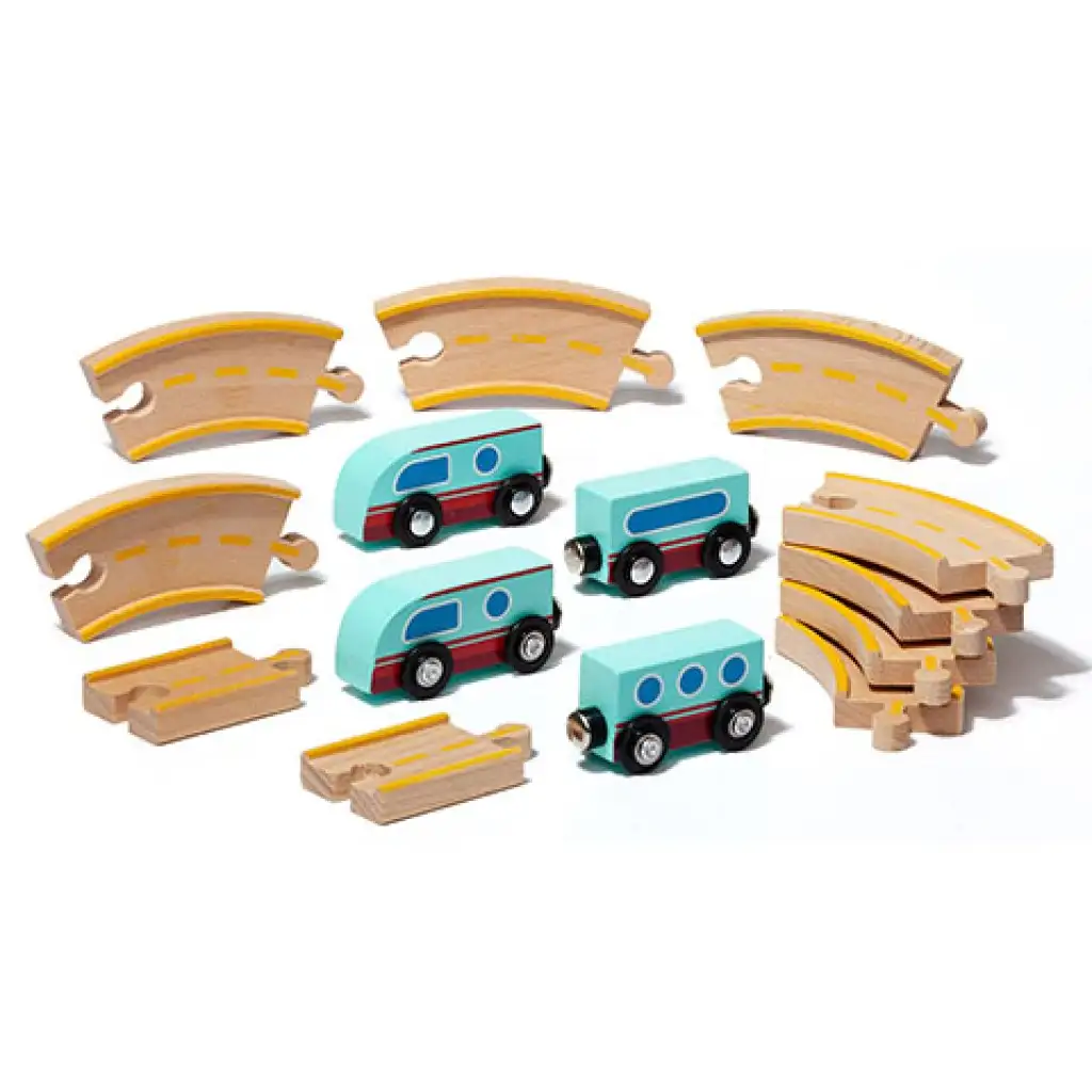 Molto: Nature fa kisvasút játékszett kép 2