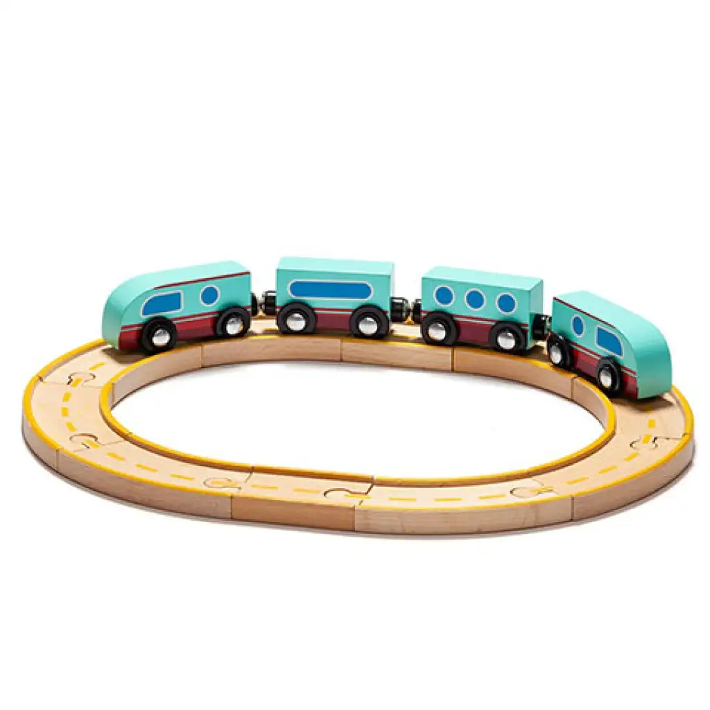 Molto: Nature fa kisvasút játékszett kép 3