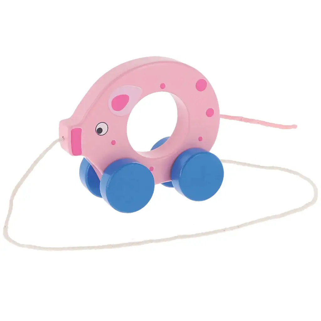 Guruló malac fa húzós játék - Trefl