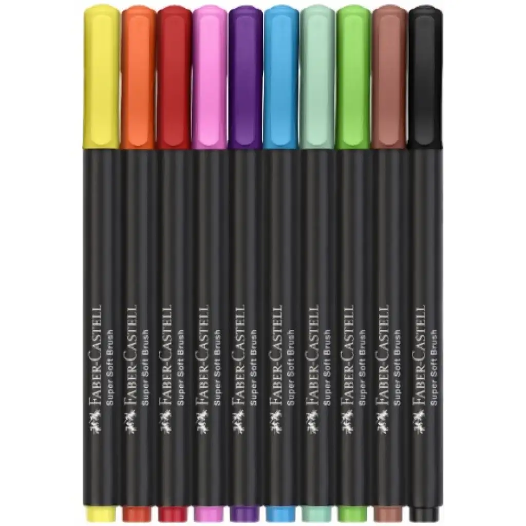 Faber-Castell: Black Edition 10db-os színes filctoll szett kép 2