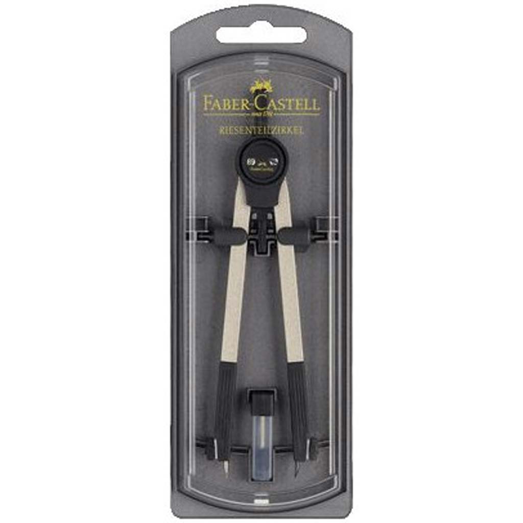 Faber-Castell: Giant iskolai körző – fekete-ezüst