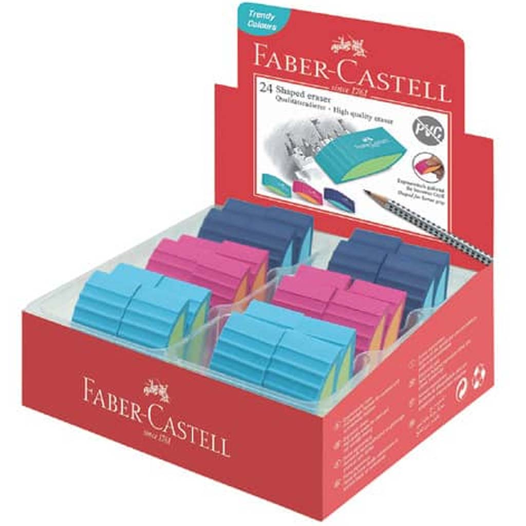 Faber-Castell: Bicolor radír többféle színben 1db