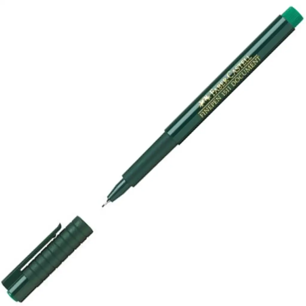 Faber-Castell: Rostirón Finepen 1511 0,4mm-es zöld