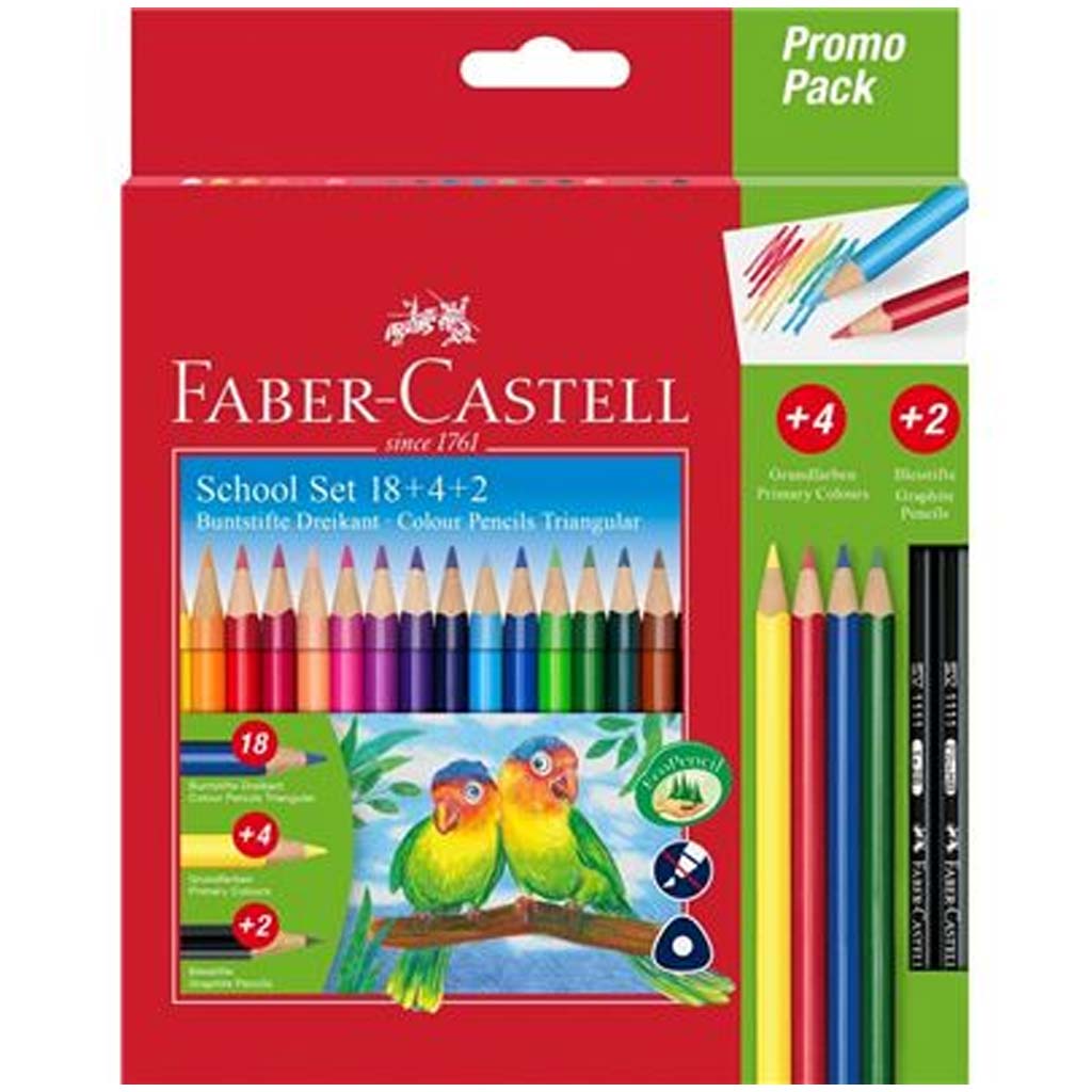 Faber-Castell: Papagájos 24db-os színesceruza szett