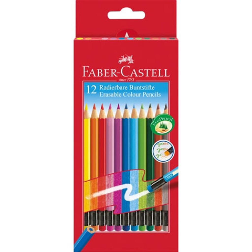 Faber-Castell: Színesceruza szett radírvéggel 12db kép 1