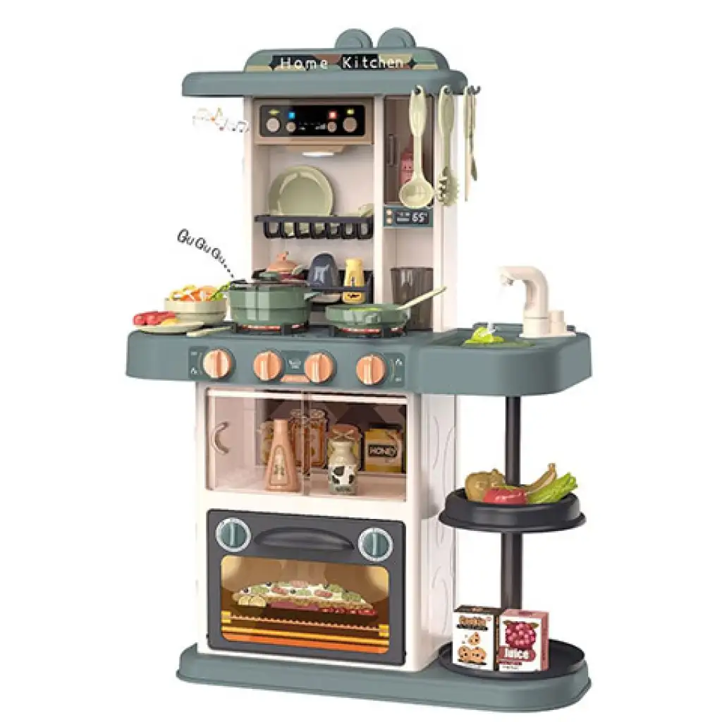 Fashion játékkonyha fénnyel és hanggal 38db-os szett kétféle színben kép 3