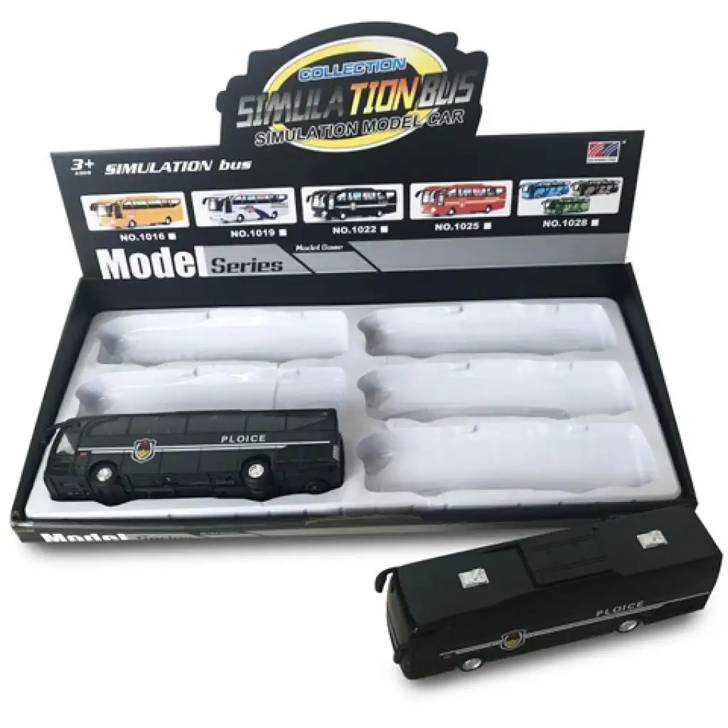 Fekete rendőrségi busz hanggal