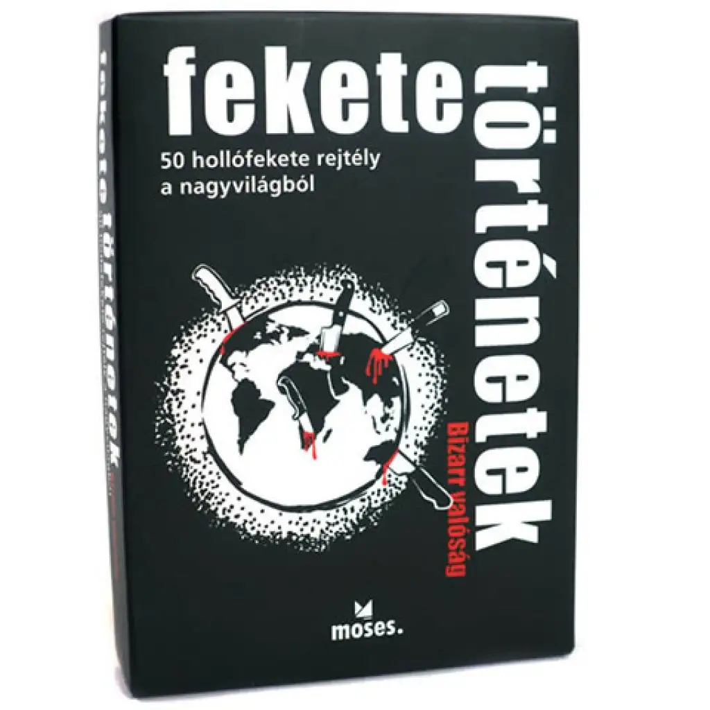 Fekete történetek: Bizarr valóság logisztori rejtvények társasjáték