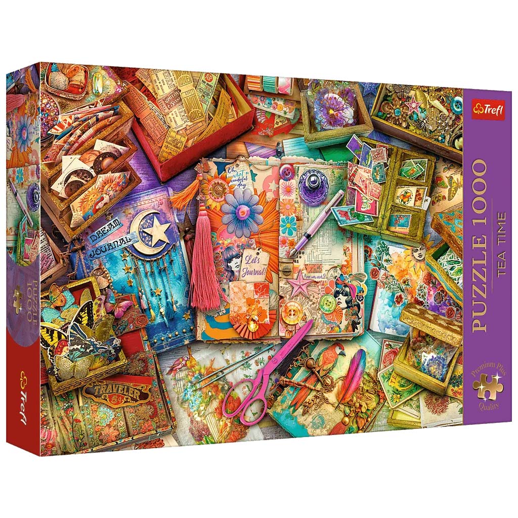 Kreatív asztalka 100db-os Prémium plus quality puzzle - Trefl
