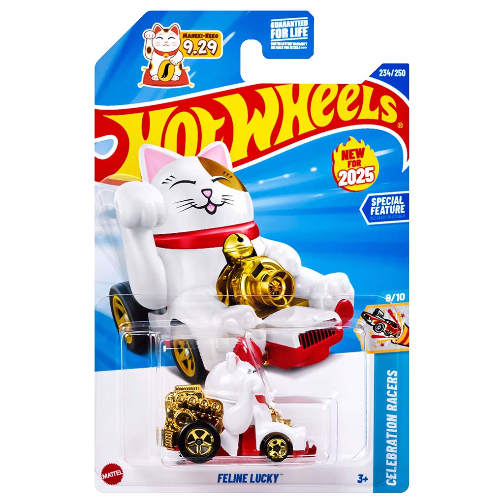 Hot Wheels: Feline Lucky kisautó 1/64 - Mattel