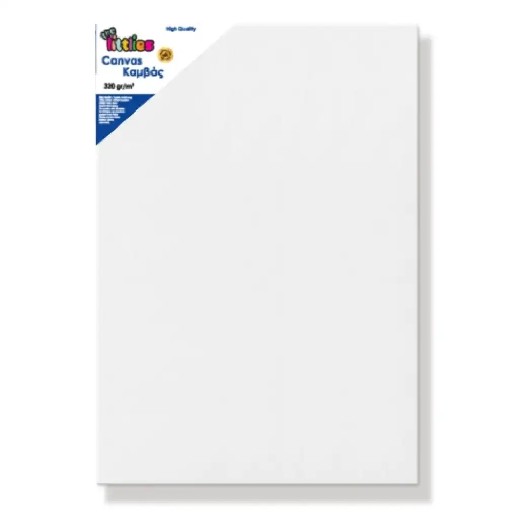 Feszített fehér festővászon 30x60cm