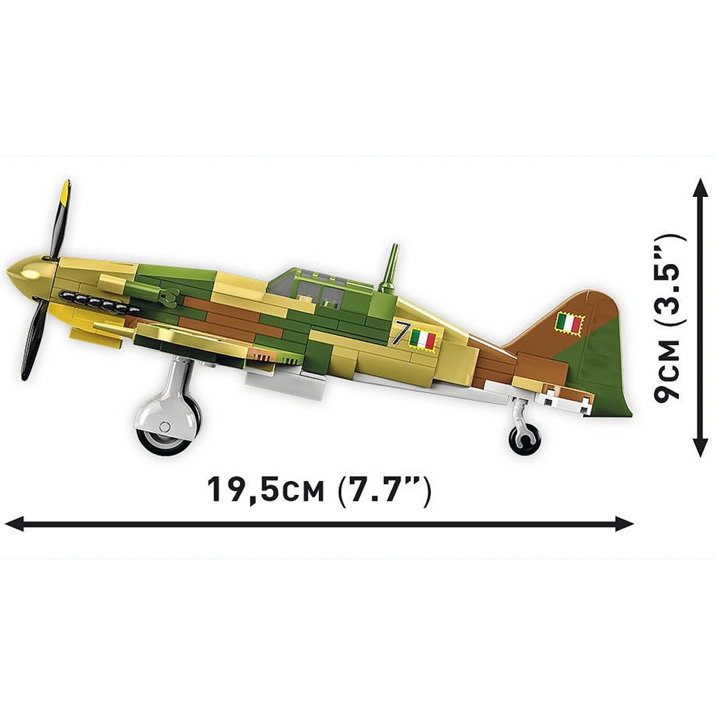 COBI: Fiat G.55 Centauro repülő építőjáték (5867) kép 4