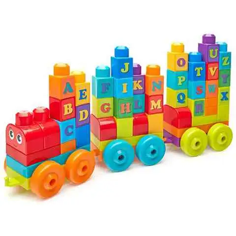Fisher-Price: ABC zenélő vonat építőjáték - Mega Bloks kép 2