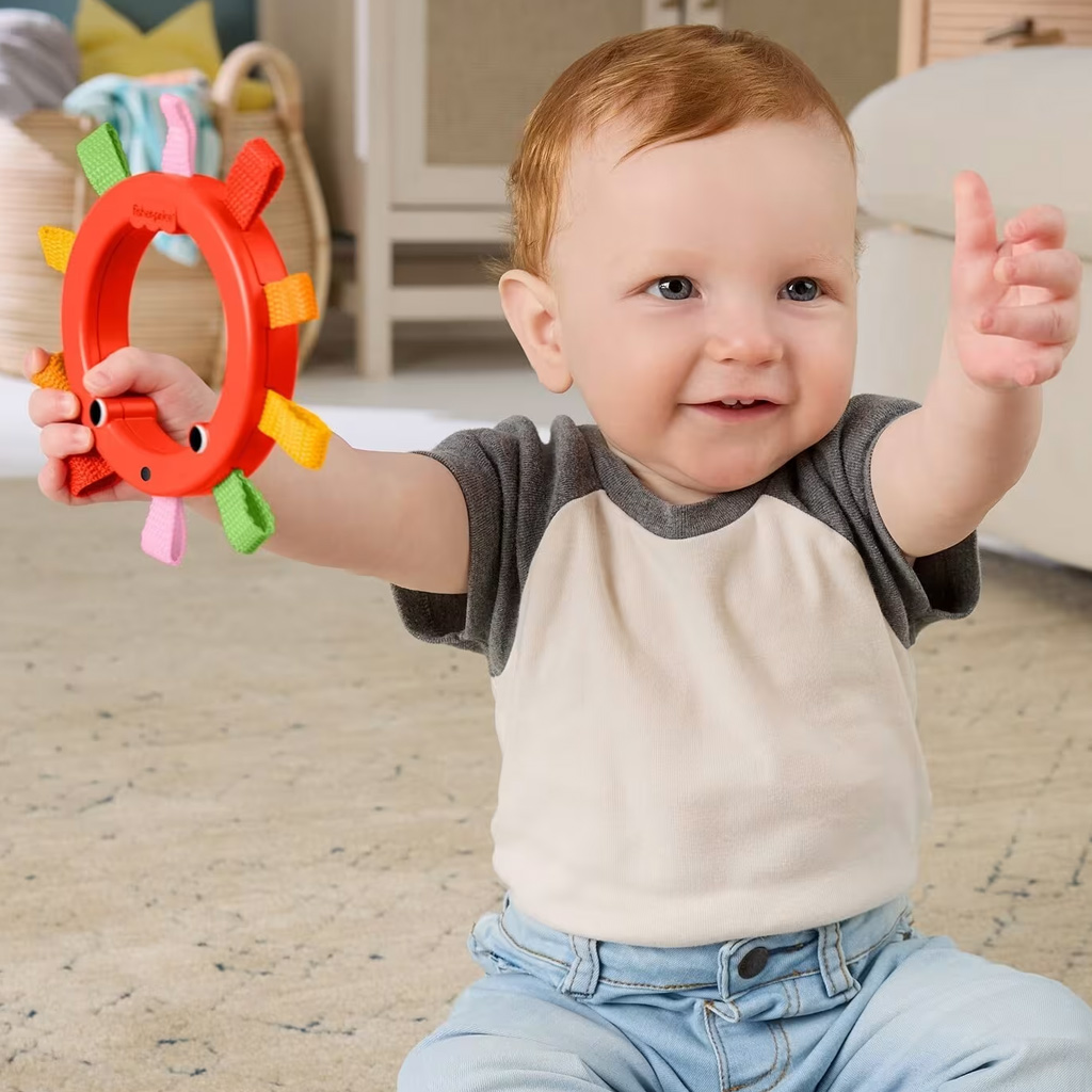 Fisher-Price: Polip vidám állatos rágóka - Mattel kép 2