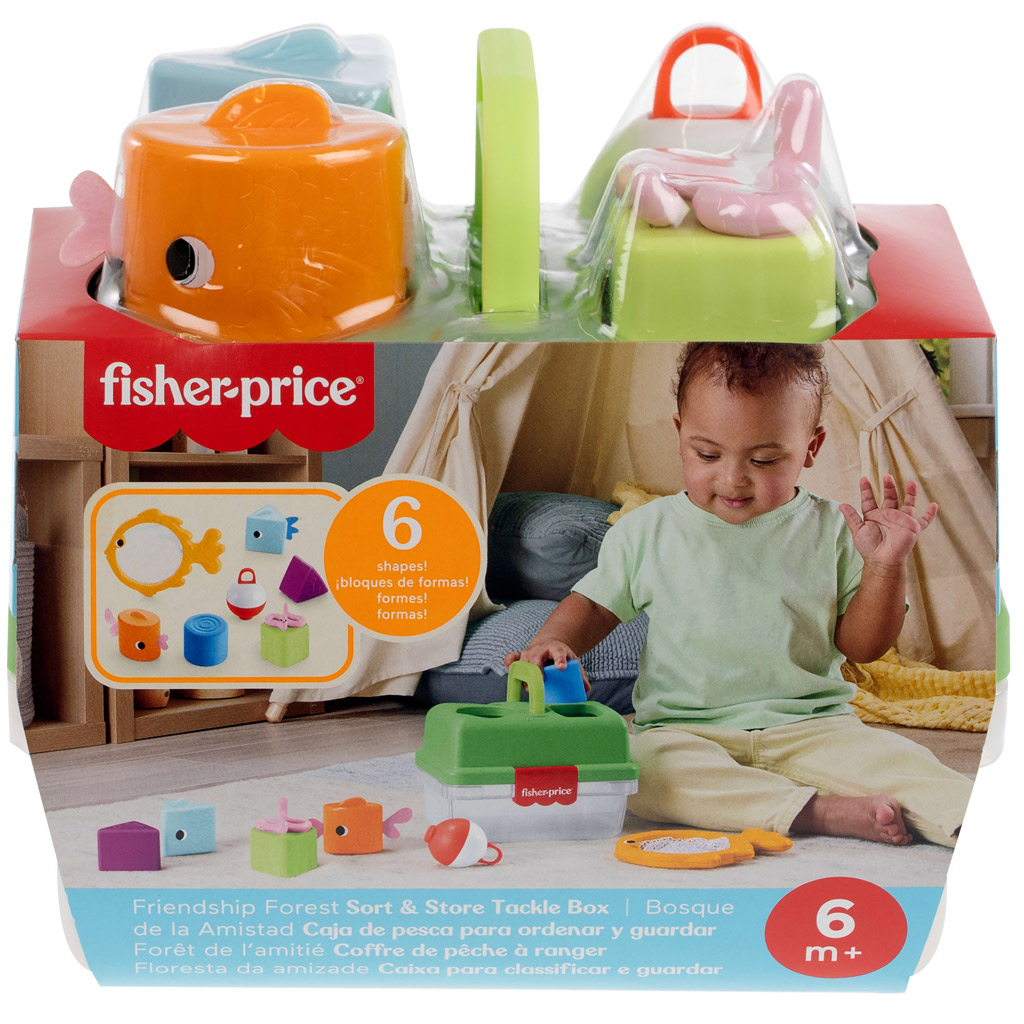 Fisher-Price: Formaválogató csalis doboz - Mattel