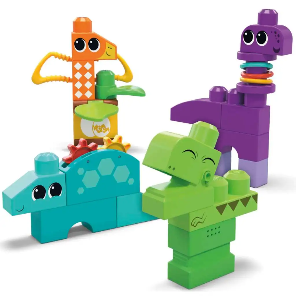 Fisher-Price: Dinó építőjáték szett 24db-os - Mega Bloks kép 2