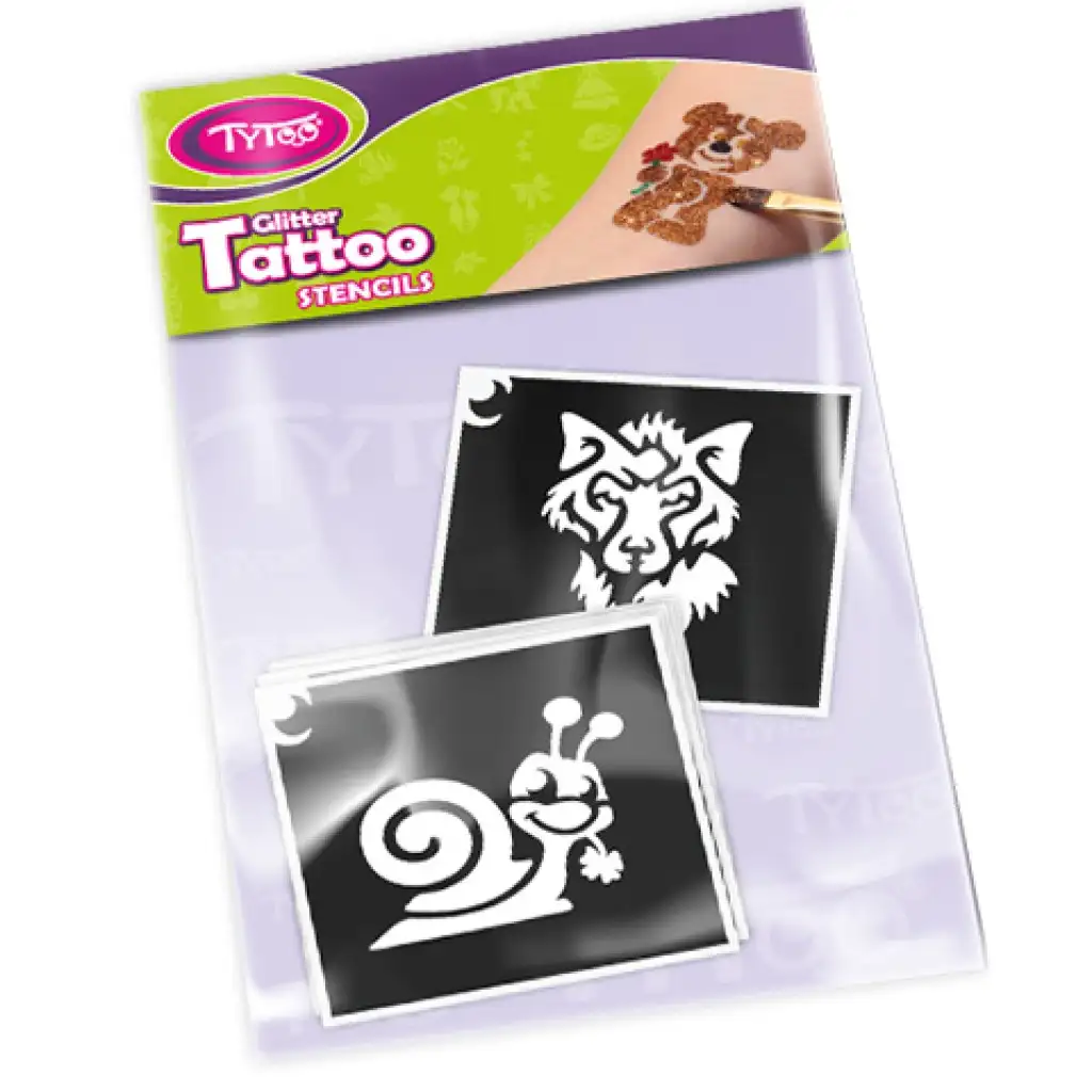 Fiús csillámtetoválás sablon szett 5db-os