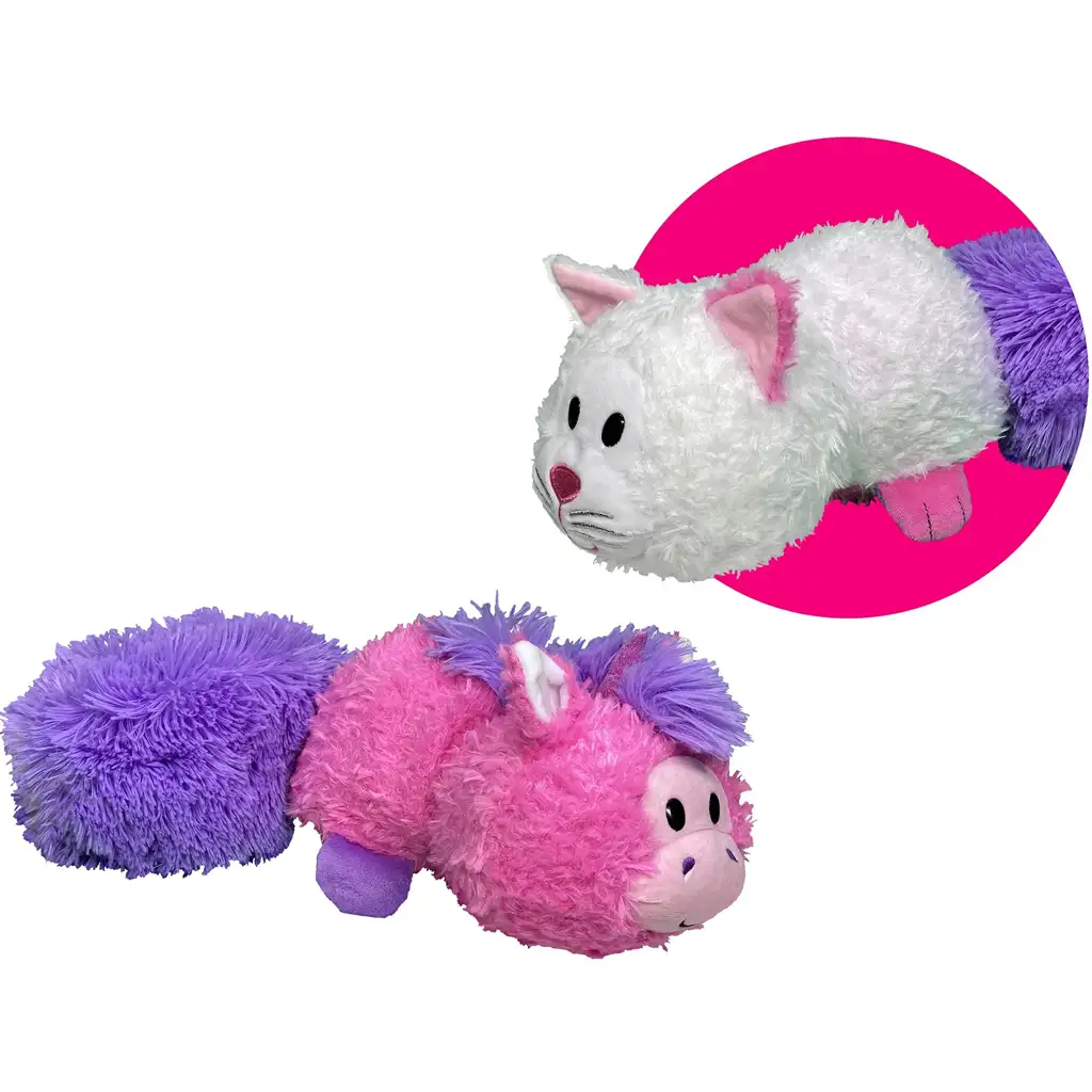 FlipaZoo: Unikornisból cica kifordítható 28cm-es plüssfigura