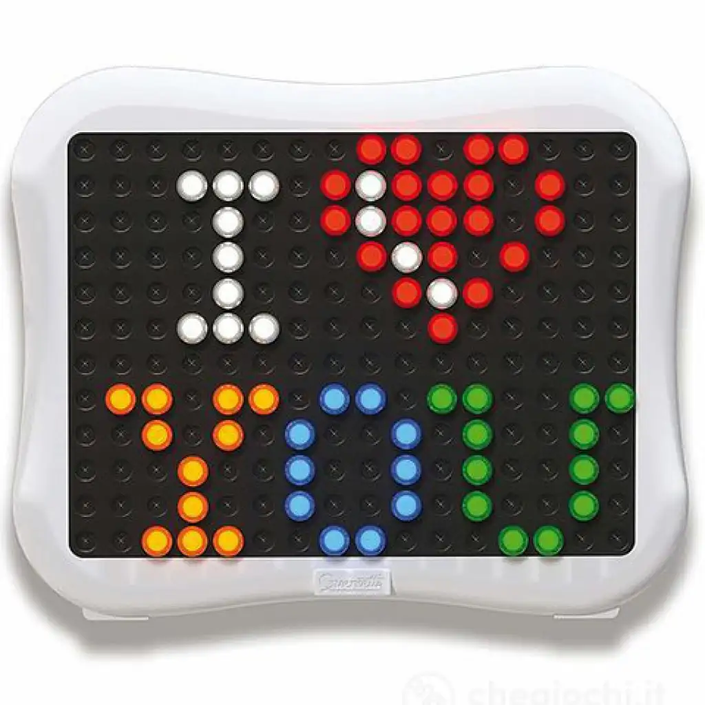 Quercetti: Peg Brite világító kristály pötyi szett 122db-os kép 2