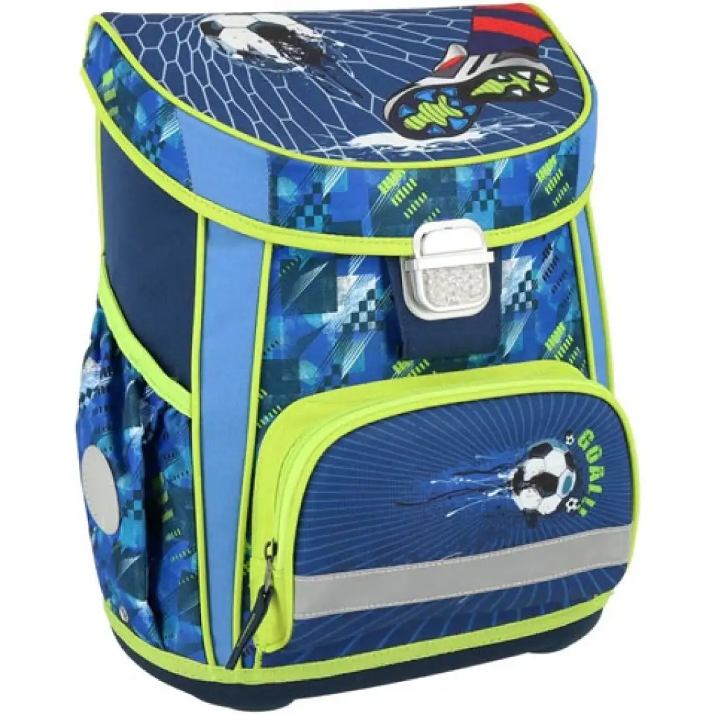 Football goal ergonómikus iskolatáska hátizsák tolltartóval 4db-os szett kép 3