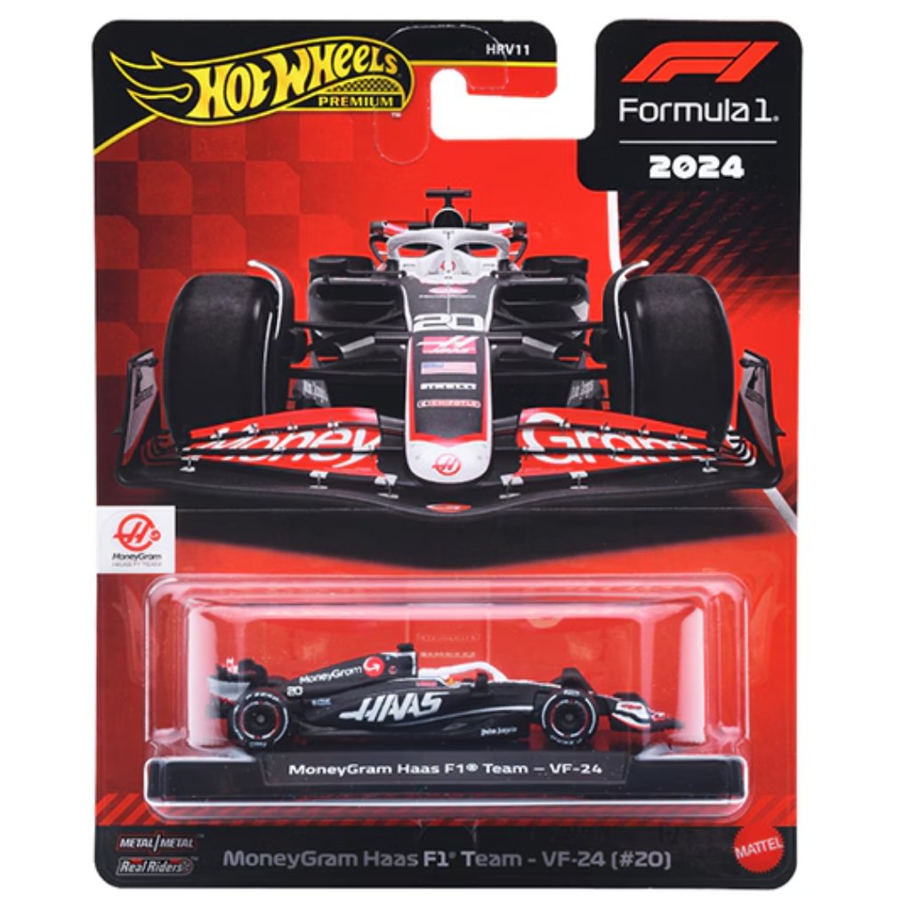 Hot Wheels Formula 1: MoneyGram Haas VF-24 (#20) kisautó 1/64 - Mattel kép 1