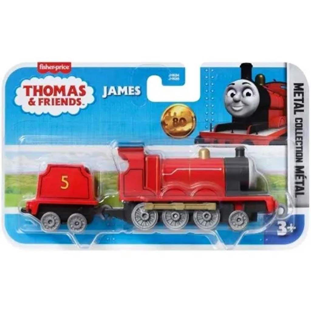 Fisher-Price: Thomas és barátai James mozdony vagonnal - Mattel