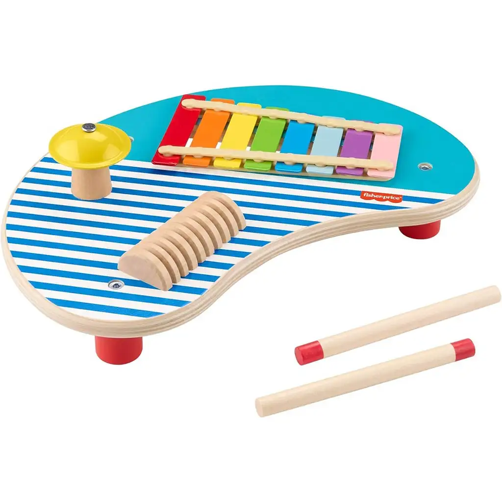 Fisher-Price: Wood Fa xilofonos zeneasztalka - Mattel kép 2