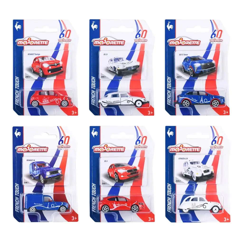 Majorette: French Touch kisautók többféle 1db - Simba Toys