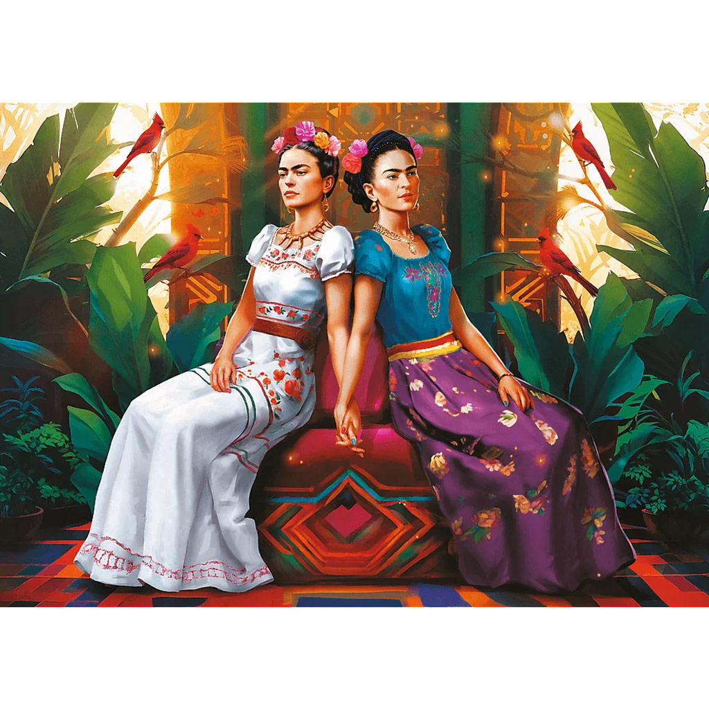 Frida Kahlo Két arc egy lélek 1000db-os Prémium plus quality puzzle - Trefl kép 2