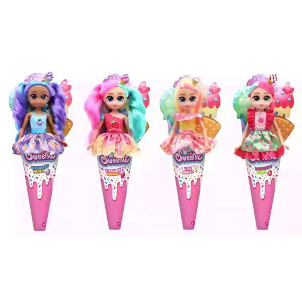 Funville: Cukorfalat illatos Tölcsérbaba többféle változatban 30cm 1db kép 2