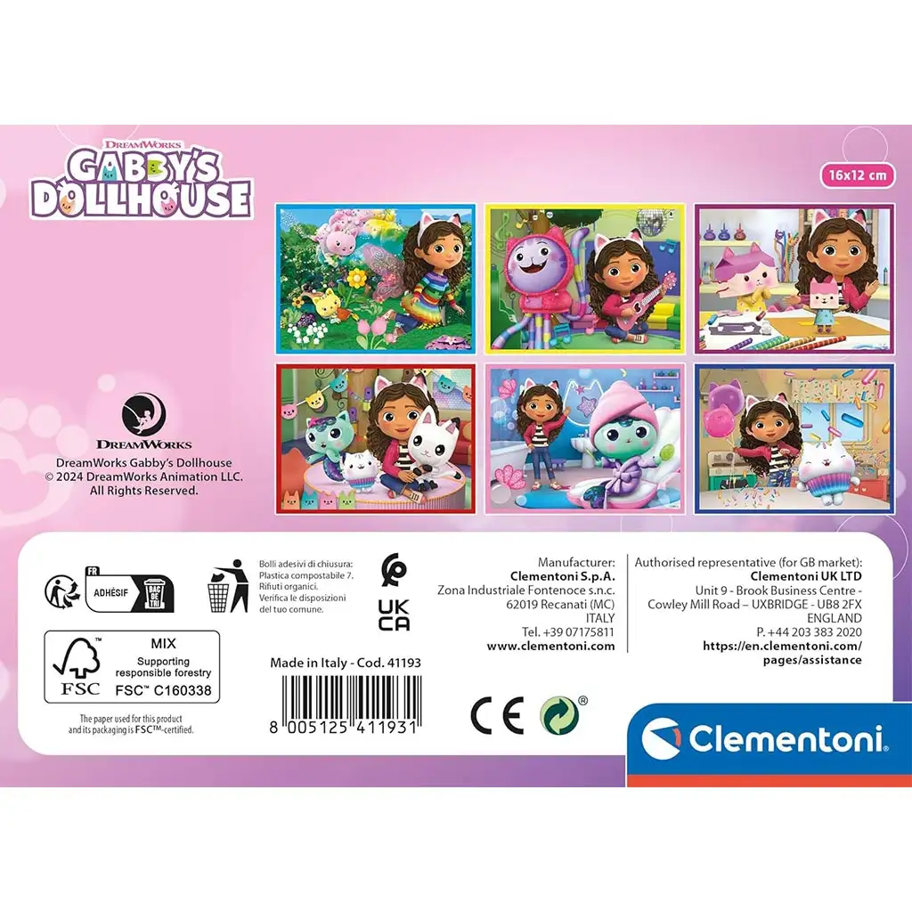 Gabi babaháza 12db-os mesekocka - Clementoni kép 2