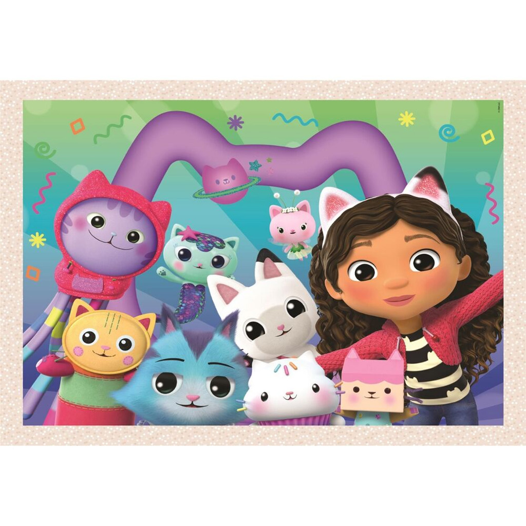 Gabi babaháza 4 az 1-ben Supercolor puzzle - Clementoni kép 2