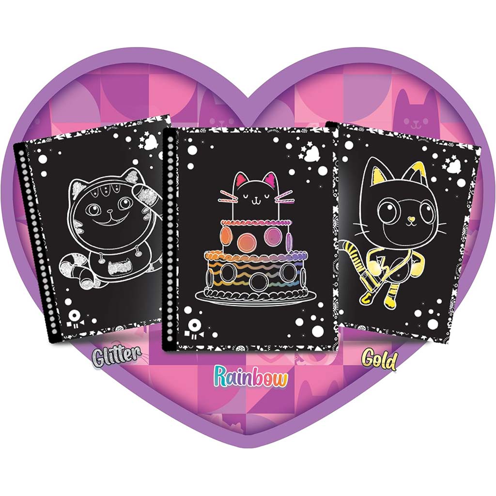 Gabi babaháza: A-meow-zing képkarc készítő füzet 44 oldal - Lisciani kép 3