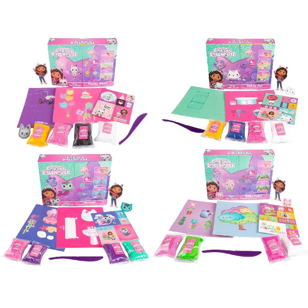 Gabi babaháza karakteres gyurmakészlet többféle változatban 1db kép 2