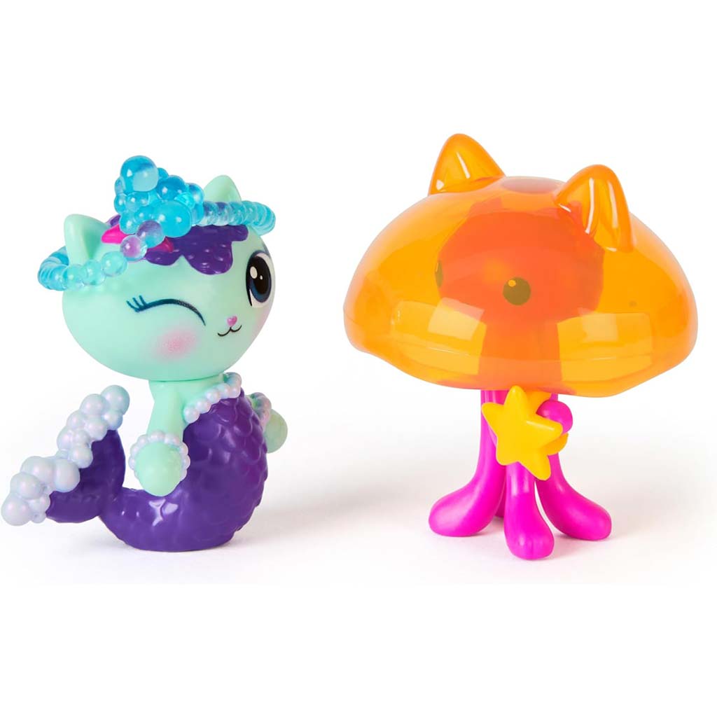 Gabi babaháza Mozi: 2-es figura csomag Aquaroom - MerCat és Kitty Jellyfish - Spin Master kép 2