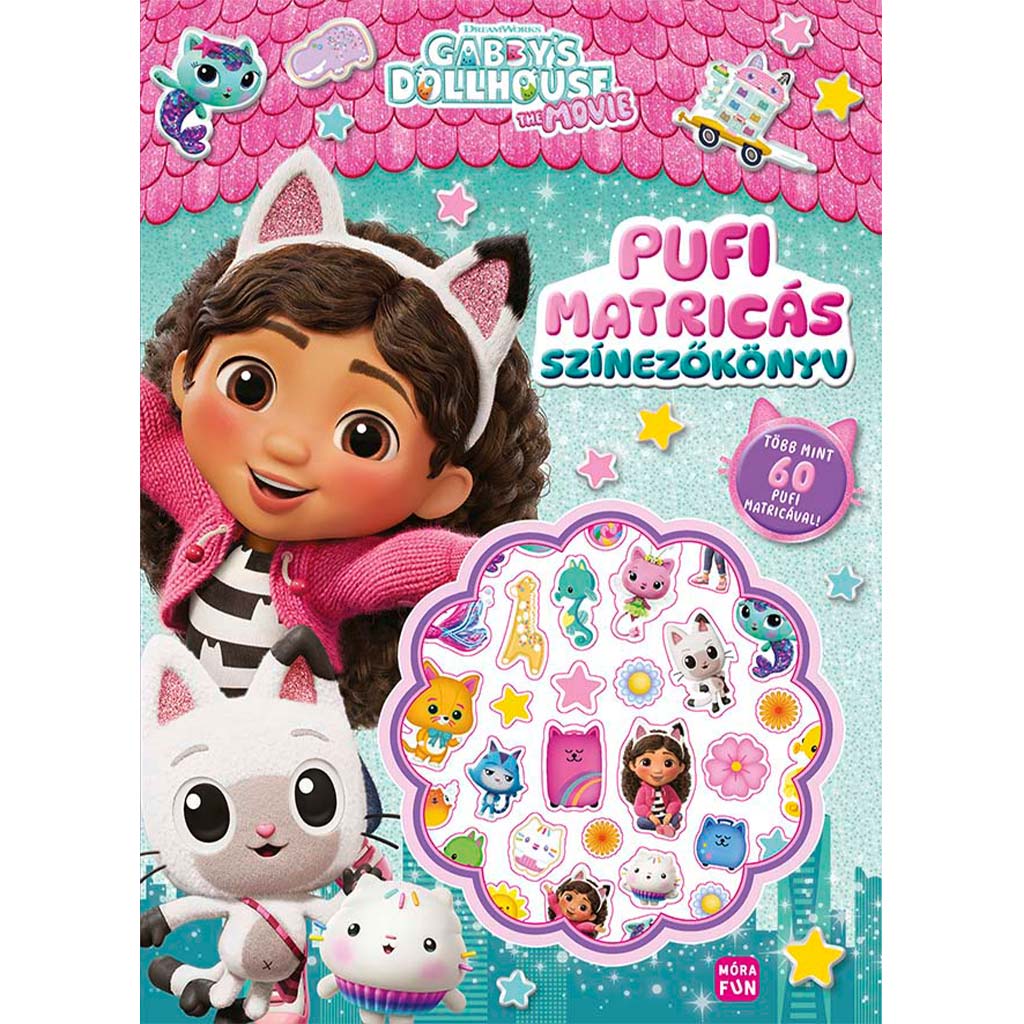 Móra: Gabi babaháza The movie - Pufi matricás színezőkönyv