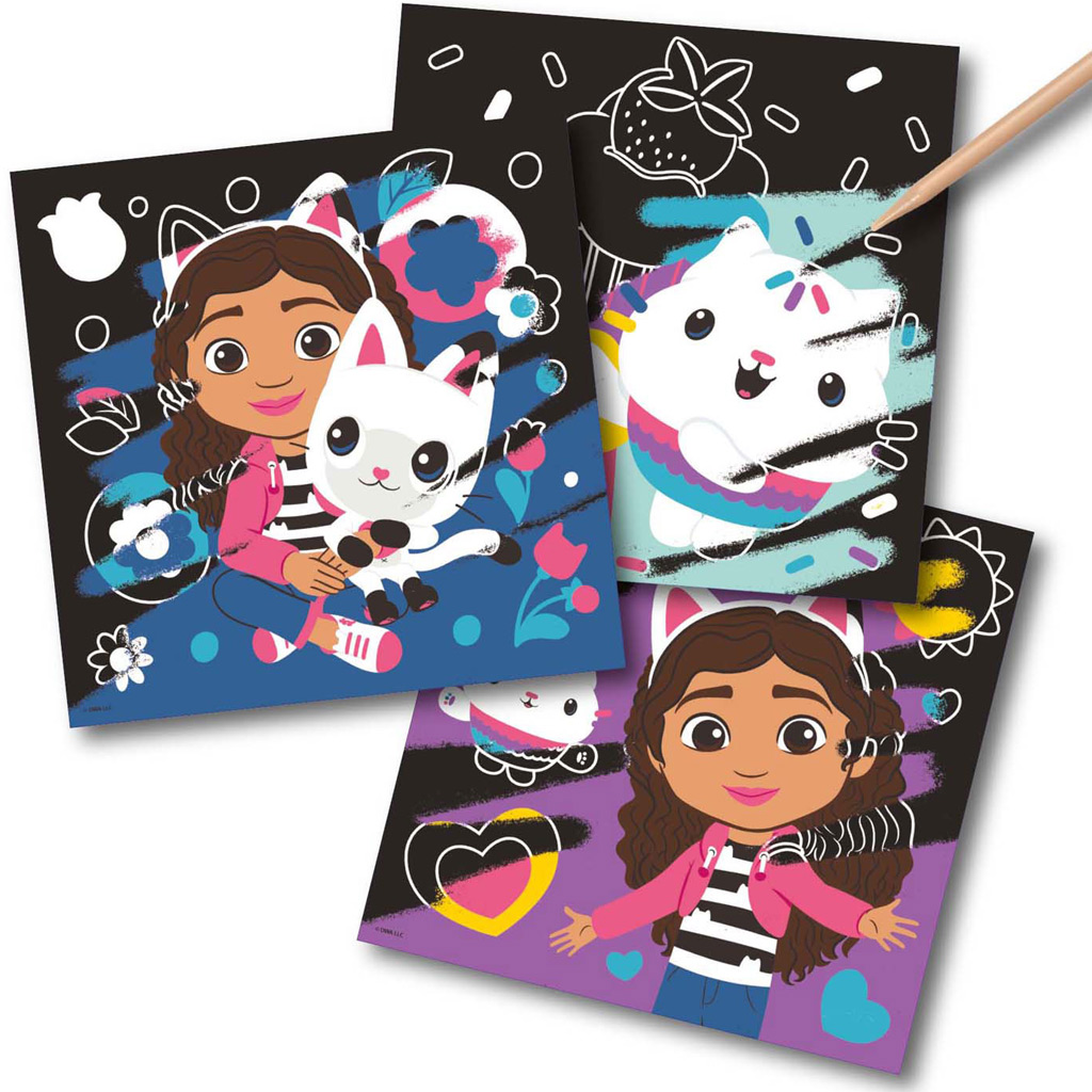 Gabi babaháza: Képkarcoló készlet 6 lapos kép 3