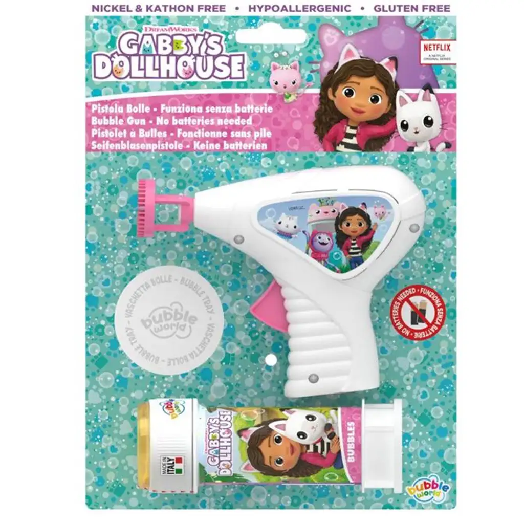 Gabi babaháza buborékfújó pisztoly szett